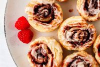 Velvet Chocolate Raspberry Cinnamon Rolls