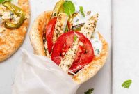 Sheet Pan Mediterranean Chicken Gyros