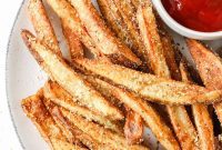 Crispy Air-Fried Garlic Parmesan Fries