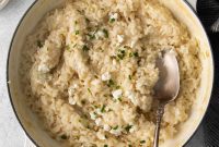 Zesty Goat Cheese Risotto