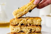 Rustic Rosemary Parmesan Focaccia