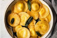 Tangy Goat Cheese Ravioli