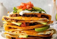 Hearty Ground Beef Quesadilla