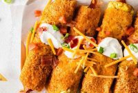 Crispy Bacon Egg Breakfast Taquitos