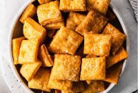 Homemade Golden Cheese Crackers