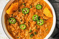Oven-Baked Cheesy Jalapeño Dip