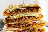 Golden Cheesy Crunch Stack