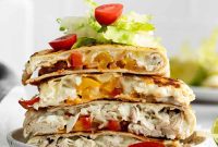 Golden Chicken Quesadillas