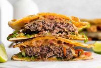 Homemade Applebees Quesadilla Burger That Outshines The Original