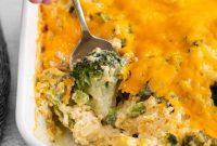 Golden Cheesy Broccoli Bake