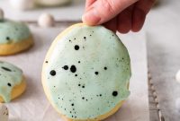 Bright Lemon Ricotta Easter Egg Cookies