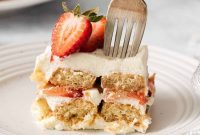 Effortless Strawberry Cloud Tiramisu