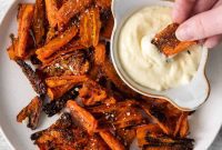Crispy Parmesan Smashed Carrots