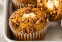 Cream Cheese Swirl Pumpkin Muffins
