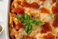 Ultimate Pepperoni Pizza Bake