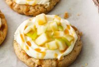 Caramel Apple Cheesecake Cookies
