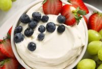 Dreamy Cream Cheese Fruit Dip