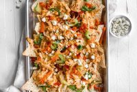 Fiery Buffalo Chicken Nacho Stack