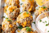 Creamy Cheesy Sausage Bites