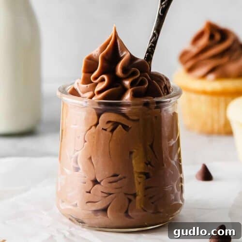 Velvety Chocolate Cream Cheese Delight 7 Decadent chocolate cream cheese frosting, perfect for any baked good. This recipe for chocolate cream cheese frosting can be used on cupcakes, cakes, brownies, or other chocolate baked goods.