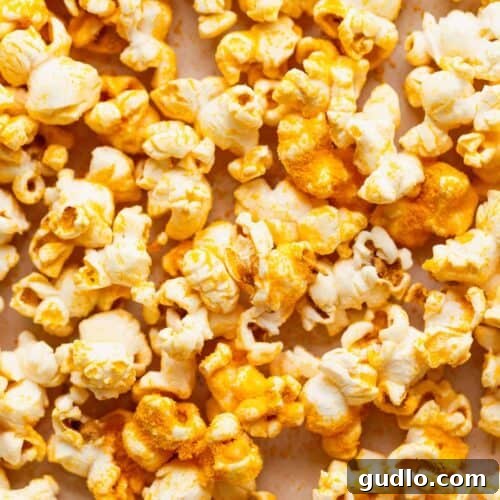 Delicious Homemade Cheese Popcorn