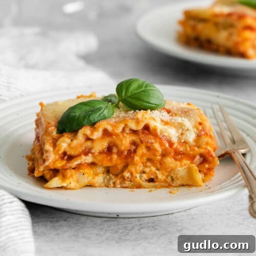 A cooked slice of cheese lasagna, showcasing its delicious layers and golden-brown cheesy top.