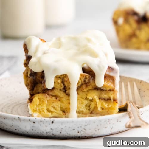 Decadent Cinnamon Roll Bake 2 Cinnamon roll casserole.