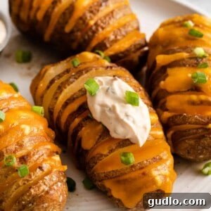 Crispy Air Fryer Hasselback Potatoes 2 Cheesy Hasselback Potatoes