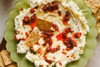 3-Ingredient Boursin Chili Crunch Dip Ready in 5 Minutes
