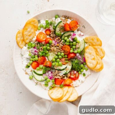 cottage cheese salad in a bowl